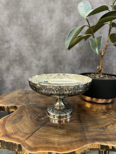 میوه خوری مسی روکش کروم لوتوس